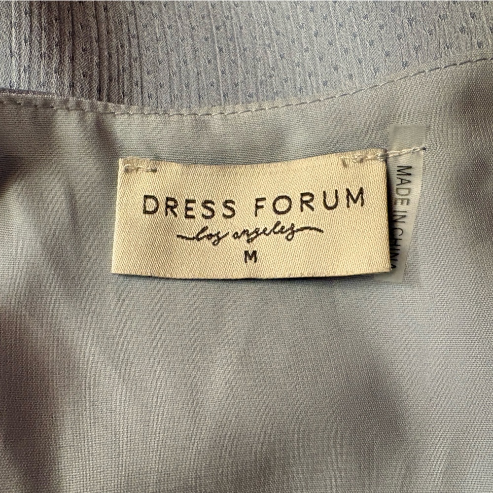 Dress Forum Cool Pale Blue Wrap-Style Dress - Picture 7 of 9
